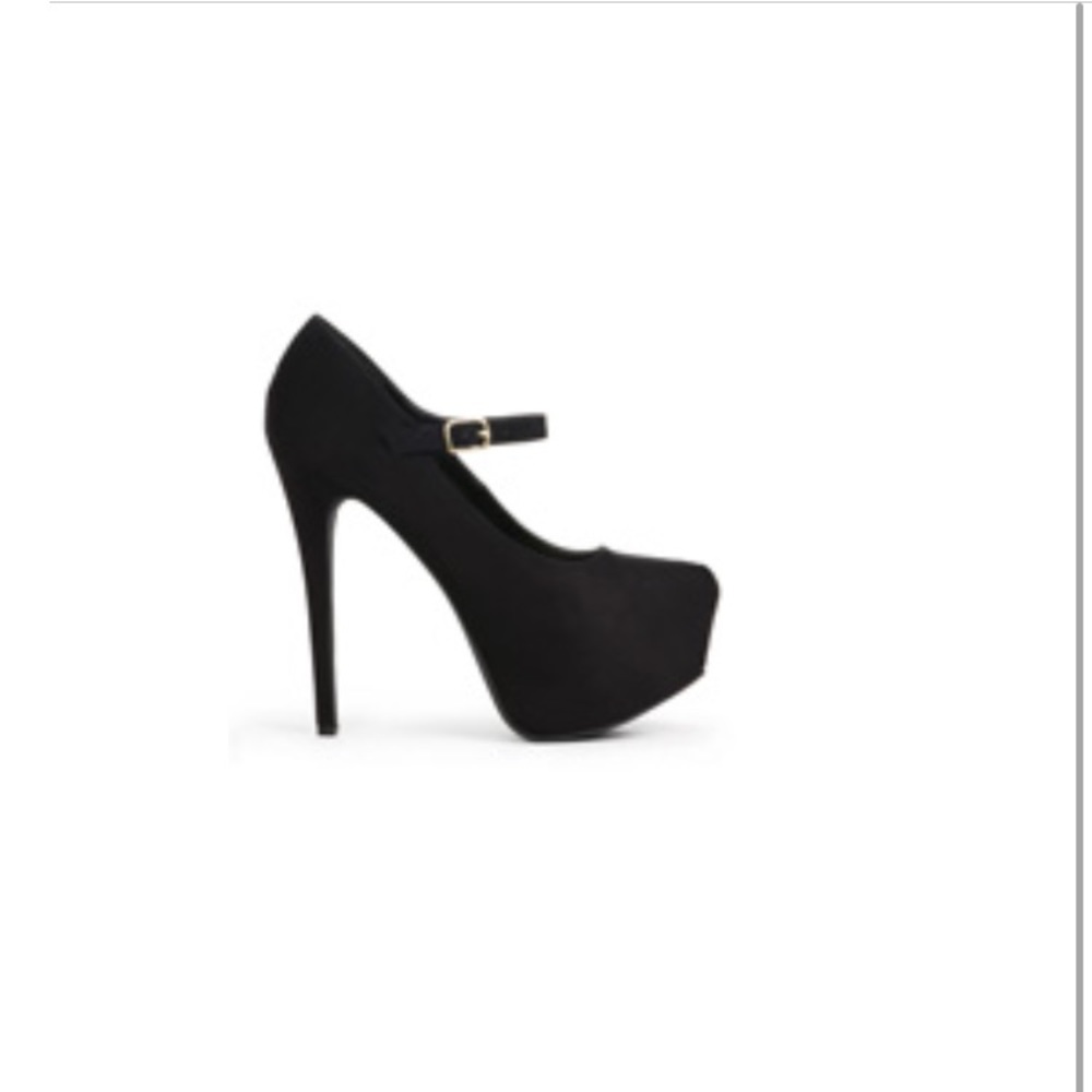 Justfab 6 inch Heels Black, Nikita